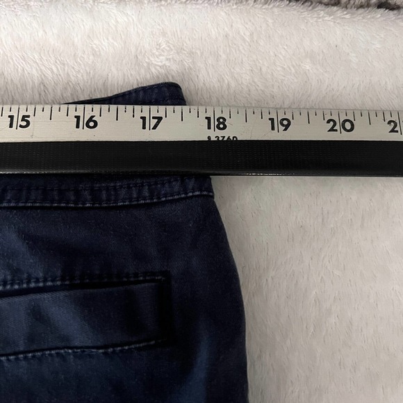 Tommy Hilfiger Pants Womens 14 Janie Fit Blue Flat Front Boot Cut Pockets Cotton - Picture 8 of 11